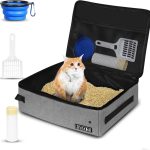 1.	Waterproof travel litterbox